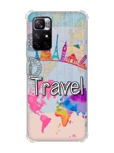 Чохол з потовщеними кутами на Xiaomi Redmi Note 11 5G :: Подорож. Travel (принт 321)