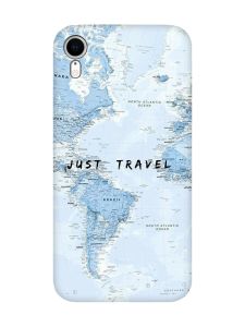 Матовий чохол з чорними боками на Apple iPhone XR :: Подорожі. Карта (принт 323)