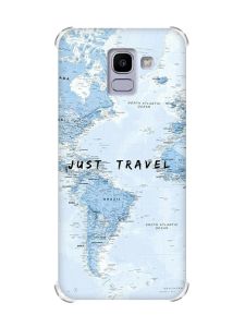 Чохол із потовщеними кутами на Samsung Galaxy J6 (2018) J600F :: Подорожі. Карта (принт 323)