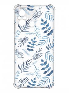Чохол з потовщеними кутами на Xiaomi Redmi 12C :: Рослинний фон (принт 276)
