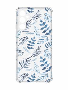 Чохол з потовщеними кутами на Samsung Galaxy A34 5G :: Рослинний фон (принт 276)