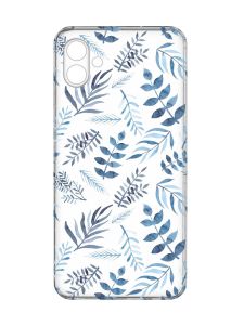 Прозорий чохол на Samsung Galaxy A04e/A042 :: Рослинний фон (принт 276)