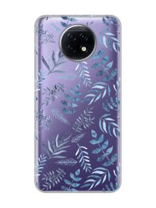 Прозорий чохол на Xiaomi Redmi Note 9T/Redmi Note 9 5G :: Рослинний фон (принт 276)