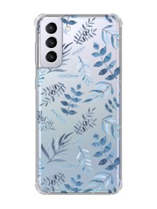 Чохол з потовщеними кутами на Samsung Galaxy S21 Plus :: Рослинний фон (принт 276)