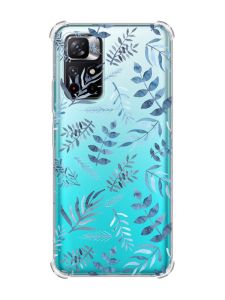 Чохол з потовщеними кутами на Xiaomi Redmi Note 11 4G :: Рослинний фон (принт 276)