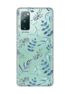 Прозорий чохол на Samsung Galaxy S20 FE :: Рослинний фон (принт 276)