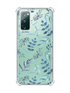 Чохол з потовщеними кутами на Galaxy S20 FE :: Рослинний фон (принт 276)