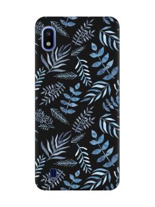 Матовий чорний чохол на Samsung Galaxy A10 (2019) A105 :: Рослинний фон (принт 276)