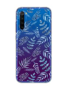 Прозорий чохол на Xiaomi Redmi Note 8T :: Рослинний фон (принт 276)