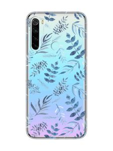 Прозорий чохол на Xiaomi Redmi Note 8  :: Рослинний фон (принт 276)