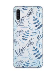 Прозорий чохол на Samsung Galaxy A50 (2019) A505 :: Рослинний фон (принт 276)