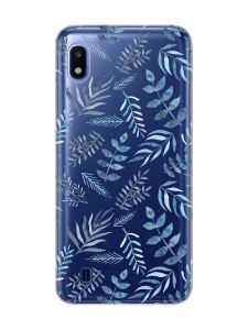 Прозорий чохол на Samsung Galaxy A10 (2019) A105 :: Рослинний фон (принт 276)