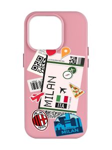 Матовий рожевий чохол на Apple iPhone 14 Pro Max :: Подорожі. Італія (принт 325)