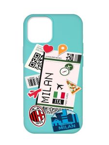 Матовий бірюзовий чохол на Apple iPhone 12 Pro Max :: Подорожі. Італія (принт 325)