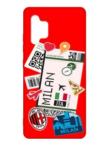 Матовий червоний чохол на Samsung Galaxy A32 :: Подорожі. Італія (принт 325)