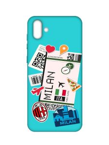 Матовий бірюзовий чохол на Samsung Galaxy A04 :: Подорожі. Італія (принт 325)