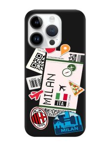 Матовий чорний чохол на Apple iPhone 14 Pro :: Подорожі. Італія (принт 325)