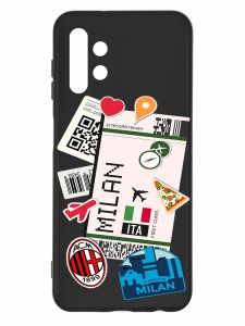 Матовий чорний чохол на Samsung Galaxy A13 4G :: Подорожі. Італія (принт 325)