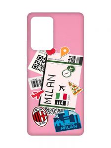 Матовий рожевий чохол на Samsung Galaxy A52 :: Подорожі. Італія (принт 325)