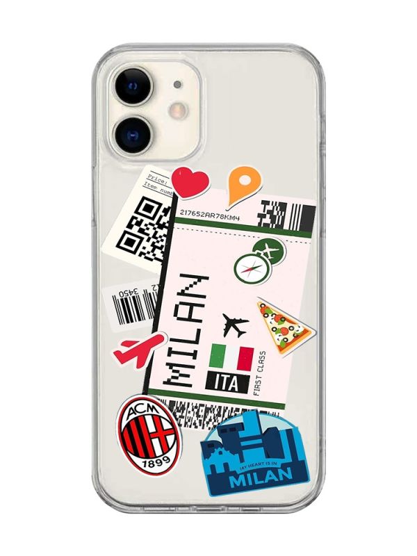 Прозорий чохол на iPhone 12 mini :: Подорожі. Італія (принт 325)