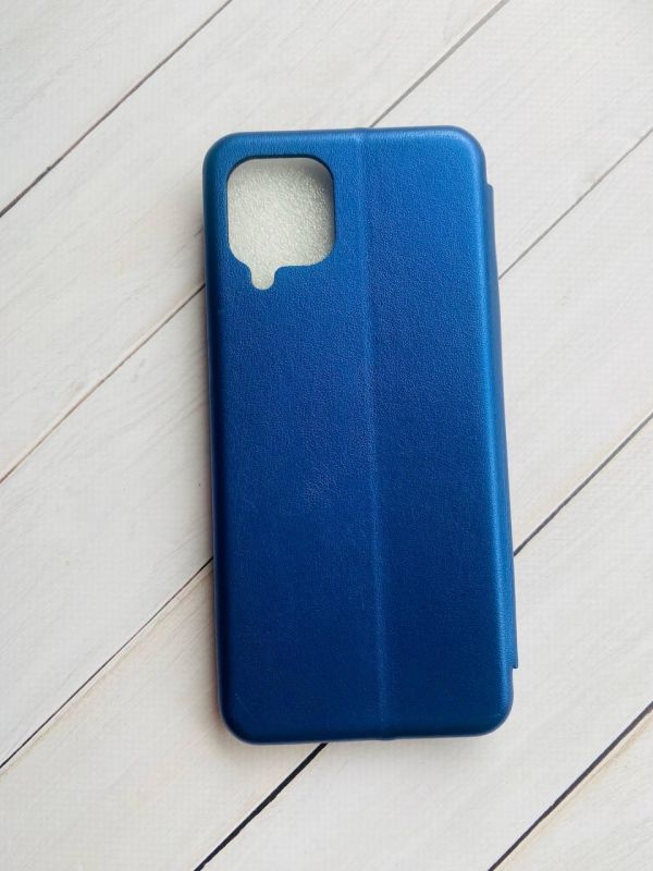 Чохол-книжка з малюнком для Samsung Galaxy M32/ M22/ A22 4G Синій :: Українка Арт (патріотичний принт 3)