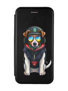 Чохол-книжка з малюнком для Samsung Galaxy A14 5G Чорний :: Патрон (патріотичний принт 4)