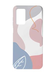 Матовий чохол з чорними боками на Xiaomi Redmi Note 11 4G :: Кольоровий фон (принт 61)