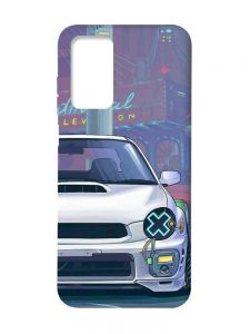 Матовий чохол з чорними боками на Xiaomi Redmi Note 11 4G :: Авто аніме (принт 239)