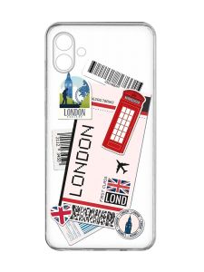 Прозорий чохол на Samsung Galaxy A04e/A042 :: Подорожі. Лондон (принт 326)