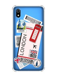 Чохол з потовщеними кутами для Xiaomi Redmi 7A :: Подорожі. Лондон (принт 326)
