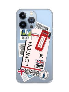 Прозорий чохол на Apple iPhone 13 Pro :: Подорожі. Лондон (принт 326)
