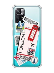 Чохол з потовщеними кутами на Xiaomi Redmi Note 11 4G :: Подорожі. Лондон (принт 326)