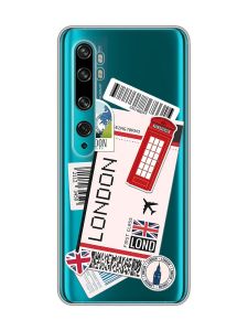 Прозорий чохол на Xiaomi Mi Note 10/Note 10 Pro :: Подорожі. Лондон (принт 326)