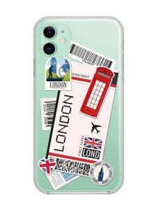 Прозорий чохол на Apple iPhone 11 (6,1) :: Подорожі. Лондон (принт 326)