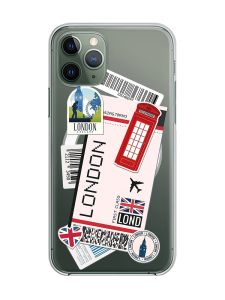 Магнітний чохол на iPhone 12/12 Pro із підтримкою MagSafe :: Подорожі. Лондон (принт 326)