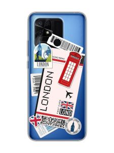 Прозорий чохол на Xiaomi Redmi 10C :: Подорожі. Лондон (принт 326)