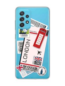 Прозорий чохол на Samsung Galaxy A52 :: Подорожі. Лондон (принт 326)