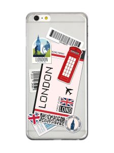 Прозорий чохол на iPhone 6+/6 Plus :: Подорожі. Лондон (принт 326)