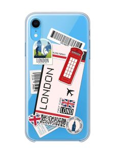 Прозорий чохол на iPhone XR :: Подорожі. Лондон (принт 326)