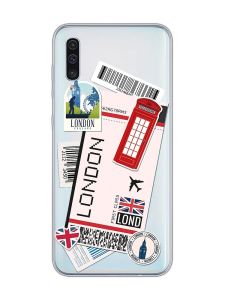 Прозорий чохол на Samsung Galaxy A50 (2019) A505 :: Подорожі. Лондон (принт 326)