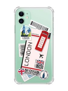 Чохол з потовщеними кутами на Apple iPhone 11 (6.1) :: Подорожі. Лондон (принт 326)