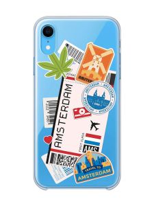 Прозорий чохол на iPhone XR :: Подорожі. Амстердам (принт 327)