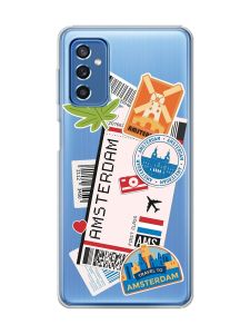 Прозорий чохол на Samsung Galaxy M52 :: Подорожі. Амстердам (принт 327)