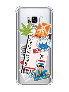 Чохол з потовщеними кутами на Samsung Galaxy S8 :: Подорожі. Амстердам (принт 327)