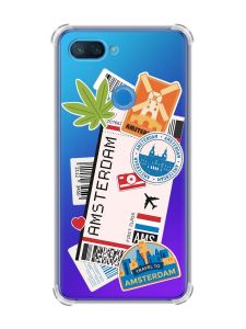 Чохол із потовщеними кутами на Xiaomi Mi 8 Lite :: Подорожі. Амстердам (принт 327)