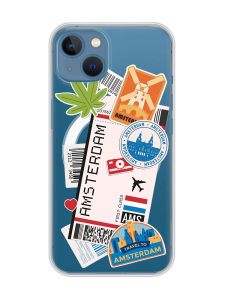 Магнітний чохол на iPhone 13 (6.1) із підтримкою MagSafe :: Подорожі. Амстердам (принт 327)