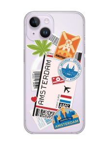 Магнітний чохол на iPhone 14 із підтримкою MagSafe :: Подорожі. Амстердам (принт 327)