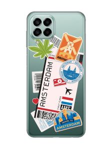 Прозорий чохол на Samsung Galaxy M33 5G :: Подорожі. Амстердам (принт 327)