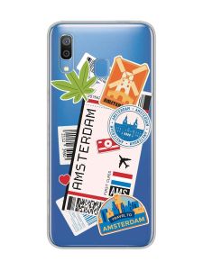 Прозорий чохол для Samsung Galaxy A30 (2019)/A20 (2019) :: Подорожі. Амстердам (принт 327)