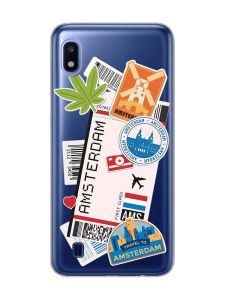 Прозорий чохол на Samsung Galaxy A10 (2019) A105 :: Подорожі. Амстердам (принт 327)